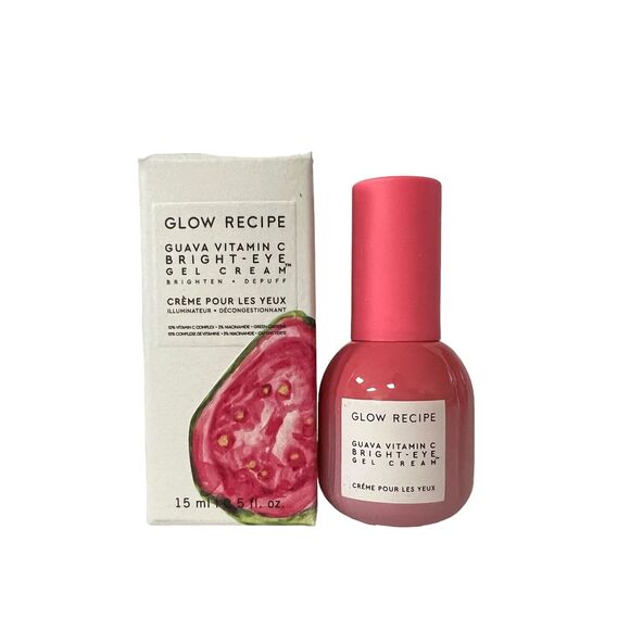 Glow Recipe Guava Vitamin C Bright Eye Gel Cream 0.5 fl oz - Picture 1 of 5